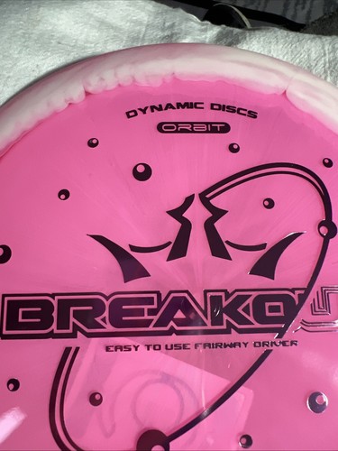 Disc For Golf Golfing Dynamic Discs Orbit LUCIDIce Breakout Hot Pink Speed 5 NEW - Picture 3 of 4