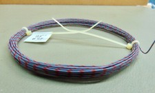 25 feet 24 AWG Gore Silver Plated Copper PTFE Wire Gray/Red Solid 1 Strand SPC