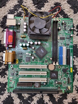 MS-6368 VER:5 Motherboard W/PentiumIII CPU