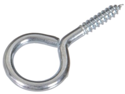 10 X LARGE STEEL HEAVY 75mm 3” Screw In Eyes Hooks Metal Thread
