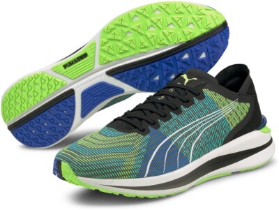 PUMA Z3828* Mens Green Electrify Nitro Sneakers Size US 12 EU 46