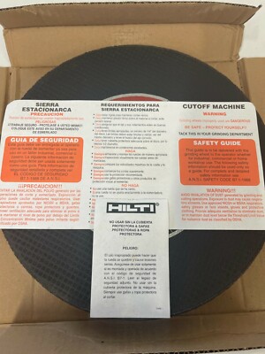 CASE OF 10 Hilti AC-D GS General Steel Cutting Disc Gas Saw 12'' 436722