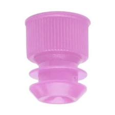 Test Tube Cap, Flange Type, 13mm, Mauve, Karter Scientific 207Z3 (Pack 25)