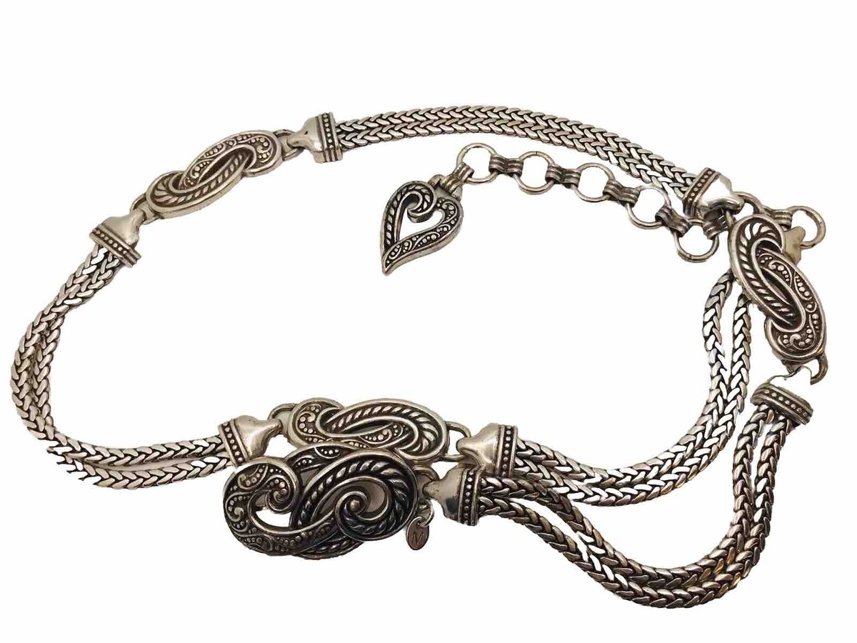 Vintage Brighton Metal Chain Adjustable Belt | eBay display picture 3
