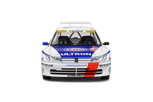 Solido 1:18 1996 Peugeot 306 Maxi n.1 2° Rally Montecarlo Bianco e Blu 1:18 - Foto 6 di 8