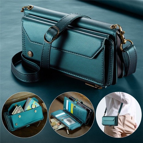 For Samsung Galaxy Z Fold 7 6 5 4 3 Case Wallet Holder Leather Shockproof Cover - Picture 36 of 71