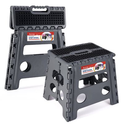 13'' Folding Step Stool- Holds up to 300LbThe Lightweight Non-Slip Upgrade Col...