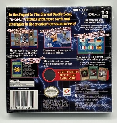 Yu-Gi-Oh Worldwide Edition: Stairway to the Destined Duel GBA, Mint! Case Fresh 83717500391| eBay Yu-Gi-Oh Worldwide Edition: Stairway to the Destined Duel GBA, Mint! Case Fresh 83717500391| eBay