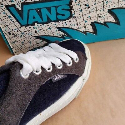 Vintage 90's Vans Lampin Made in USA Brown NAVY SUEDE Men Us Vintage 90's Vans Lampin Made in USA Brown NAVY SUEDE Men Us