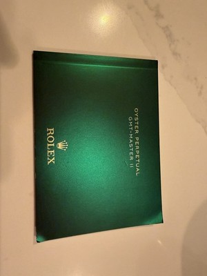 OEM Rolex GMT Master II Booklet Manual 116710 126710 126715 126711 ENGLISH