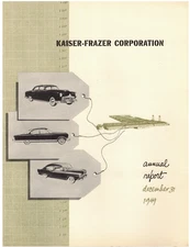 VTG 1949 KAISER-FRAZER CORP ANNUAL REPORT! LATEST MODELS! PLANS FOR THE FUTURE!