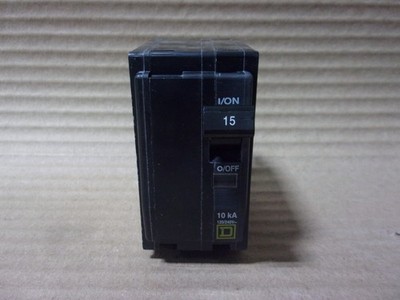 NEW SQUARE D QO215 15 AMP 2 POLE YELLOW