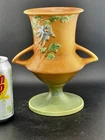 Roseville Brown Columbine  # 151-8” Vase In Excellent Mint Condition