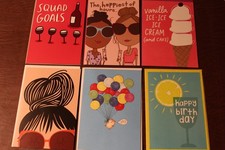 Lot of 40 Summertime Recycled Paper Greetings Cards for Birthday, Wedding, More