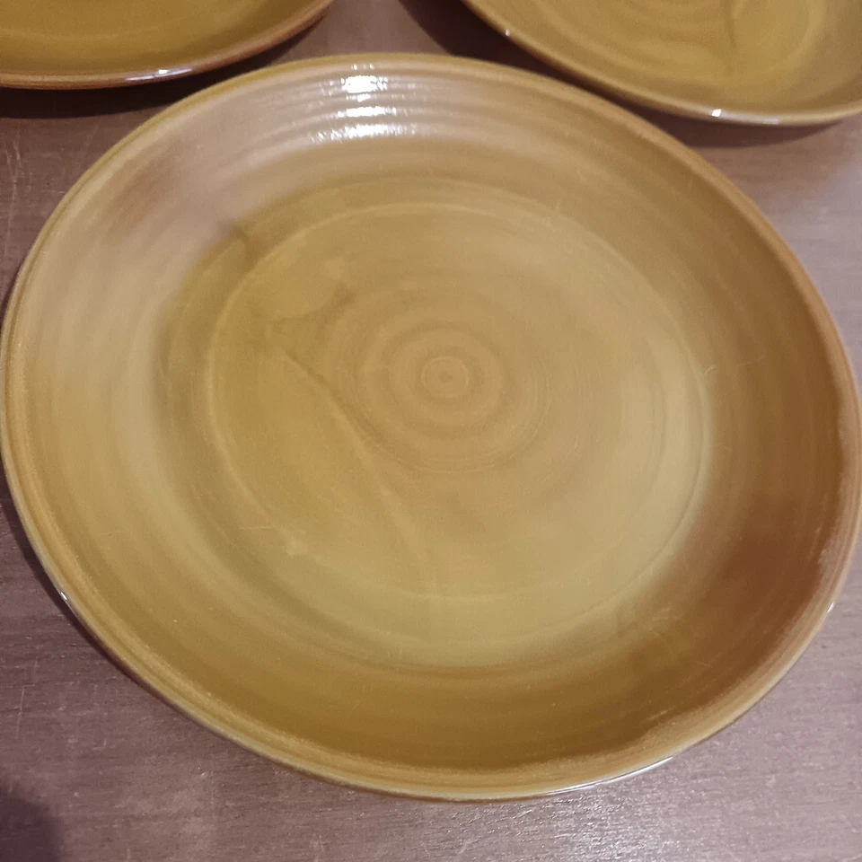 Arcopal Modèle Volcan, 4 Assiettes Plates Diamètre 24cm,Vintage - Photo 2/4