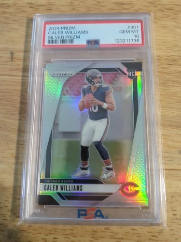 2024 Prizm Caleb Williams RC Silver #301 Bears PSA 10