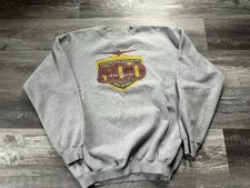 VTG Y2K Indianapolis 500 Motor Speedway Sweatshirt Mens L Gray
