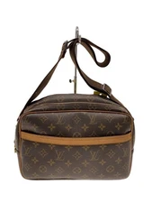 LOUIS VUITTON SHOULDER BAG REPORTER PM_MONOGRAM CANVAS PVC Brown Used