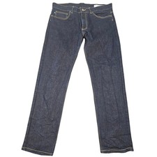 Mizzen+Main Mens Dark Wash Straight Leg Jeans Size 34 Made in America