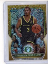 2022-23 Bowman U Chrome KEESHAWN BARTHELEMY Gold Shimmer #/50 RC 1st
