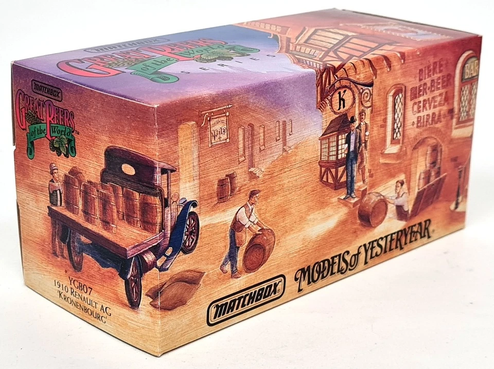 Matchbox Yesteryear Renault AG 1910 Kronenbourg Beer YGB07 Diecast Truck - Image 2 of 4