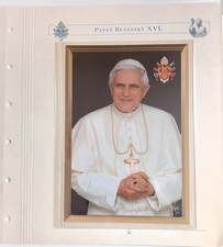 Richard Borek, Papst Benedikt XVI., Autogrammkarte, Dritte Deutschlandreise-