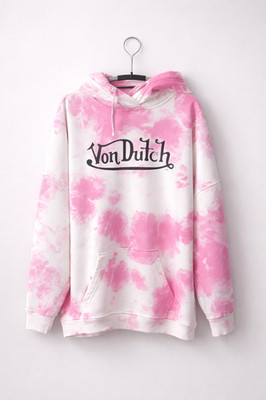 Von Dutch Oversize Hoodie Pink/Weiß   Unisex   XXL Fit   Neuwertig