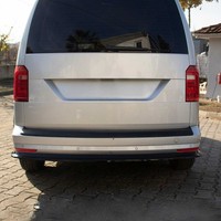 Ladekantenschutz StoßStange FüR Vw Caddy Iii 2015-2020 Fl Acryl Matt Schwarz