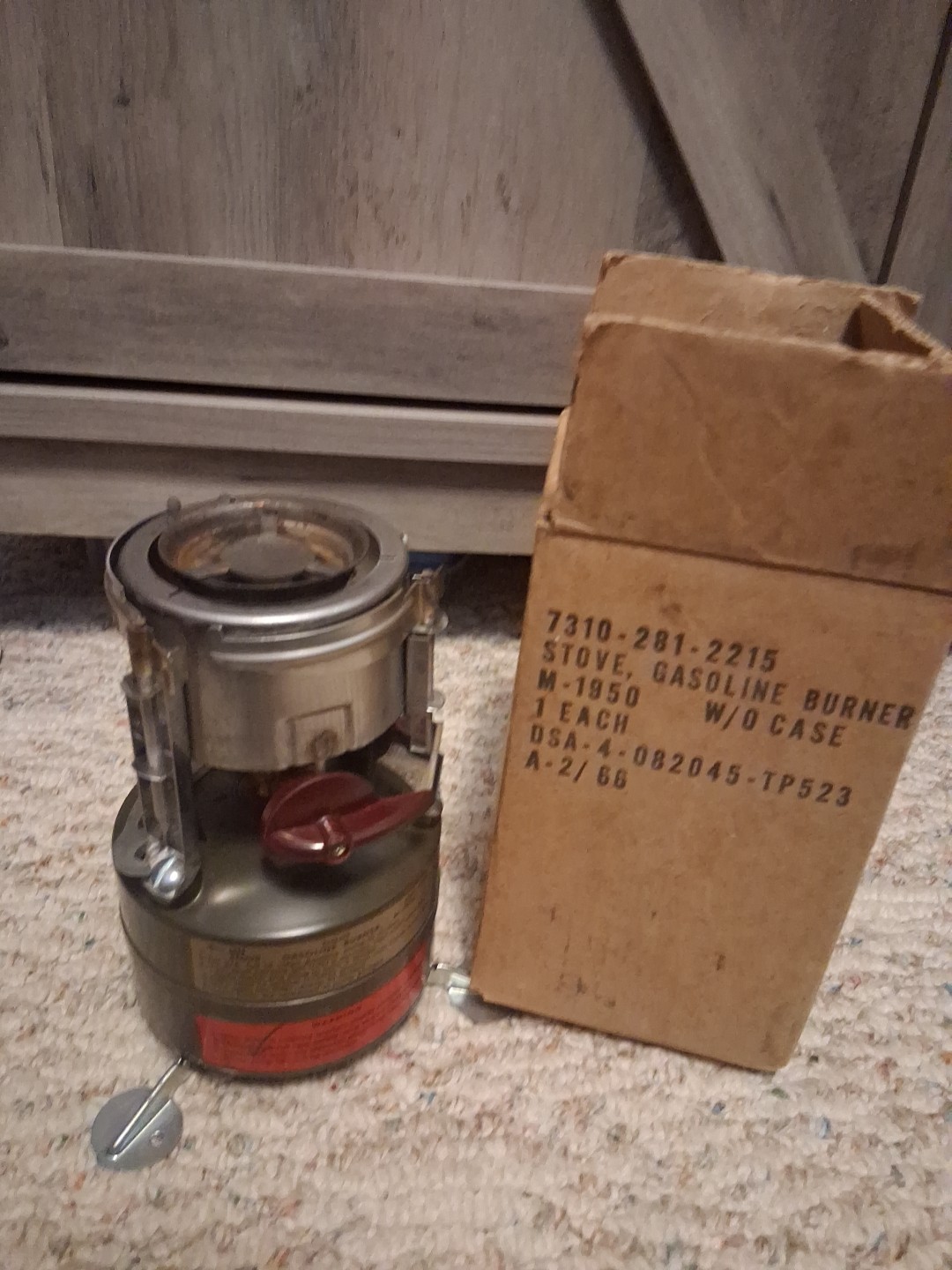 Coleman M1950  Military  Stove 66 Date Unfired