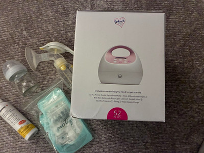 Medela hand pump + Spectra S2 Plus Premier Double Electric Breast Pump