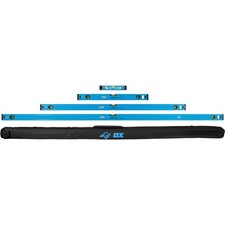 OX Trade Level 4 Piece Set Professional Aluminium Spirit Levels