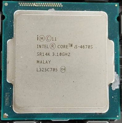 Intel SR14K Core i5-4670S 3,1GHz 4-Core LGA1150 CPU Prozessor