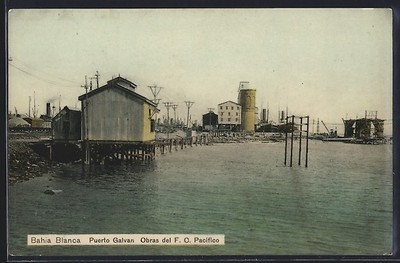 Bahia Blanca, Puerto Galvan, Ansichtskarte 