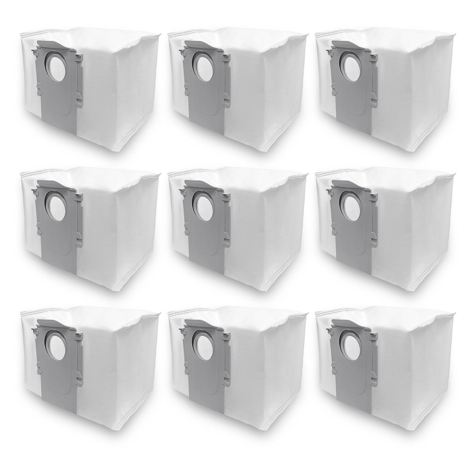 9 Sacs pour Roborock S8+ S8 Pro Ultra et S7 Pro Ultra en tissu non-tissé blanc
