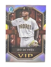 2025 Bowman Chrome Refractor #VIP-14 Leo De Vries RC (ATHLETICS) !