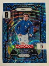 Fabio Cannavaro 2026 Panini Monopoly Prizm FIFA World Cup Blue Wave #36- Italy