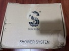 SR SUN RISE Shower Faucet Set Bathroom Square Rain Shower Head