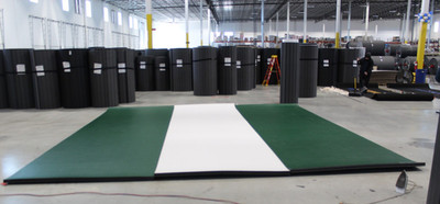 20' x 17' x 1 7/8'' Dollamur Flexi-Roll Wrestling Mat READ DESCRIPTION #7018