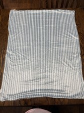 Soft Fluffy Baby Blanket Blue Stripes Soft Plush Cozy Blanket 28 x38