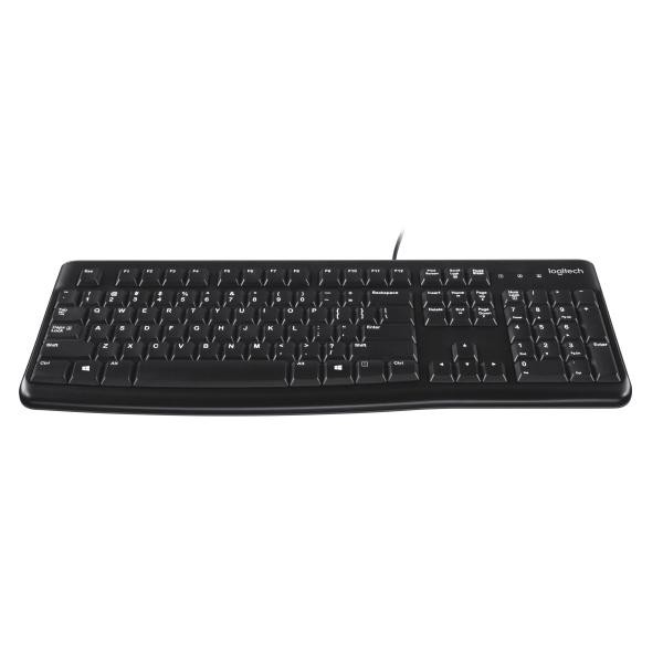 LOGITECH OEM KEYBOARD K120 FOR BUSINESS U.S. INTERNATIONAL LAYOUT NERA USB - Immagine 6