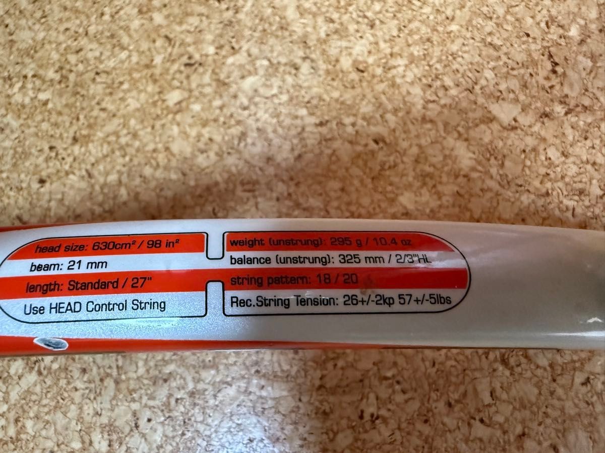 Head Microgel Radical MP G2 Tennis Racket Used, Control Play Style