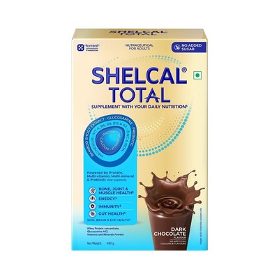 Shelcal Total - Powered by Protein, unterstützt Knochen, Gelenke & Muskeln,...