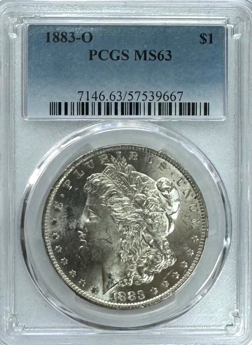 1883-O Morgan Dollar, MS 63 PCGS, NR