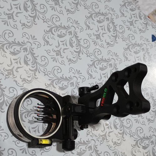 TRUGLO 5-Pin Fixed Pin Archery Sight Multi-Pin for Compound Bow Black