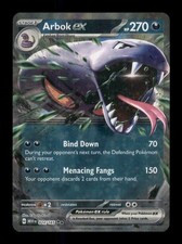 Arbok ex Double Rare Holofoil SV: Scarlet & Violet 151 024/165 NM