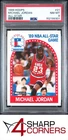 1989 HOOPS ALL-STAR #21 MICHAEL JORDAN BULLS HOF PSA 8