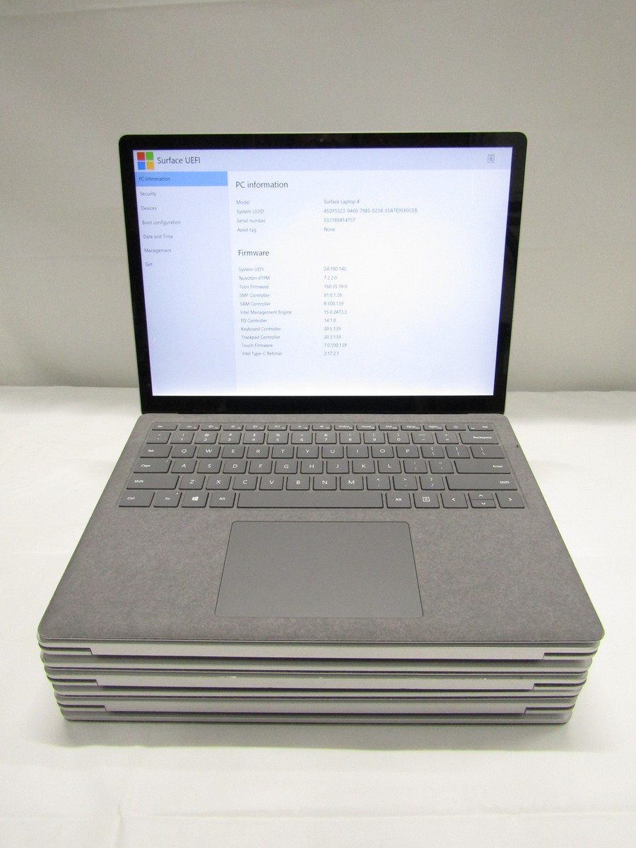 Lot of 7 Microsoft Surface Laptop 4 2.60GHz i5-1145G7 8GB RAM