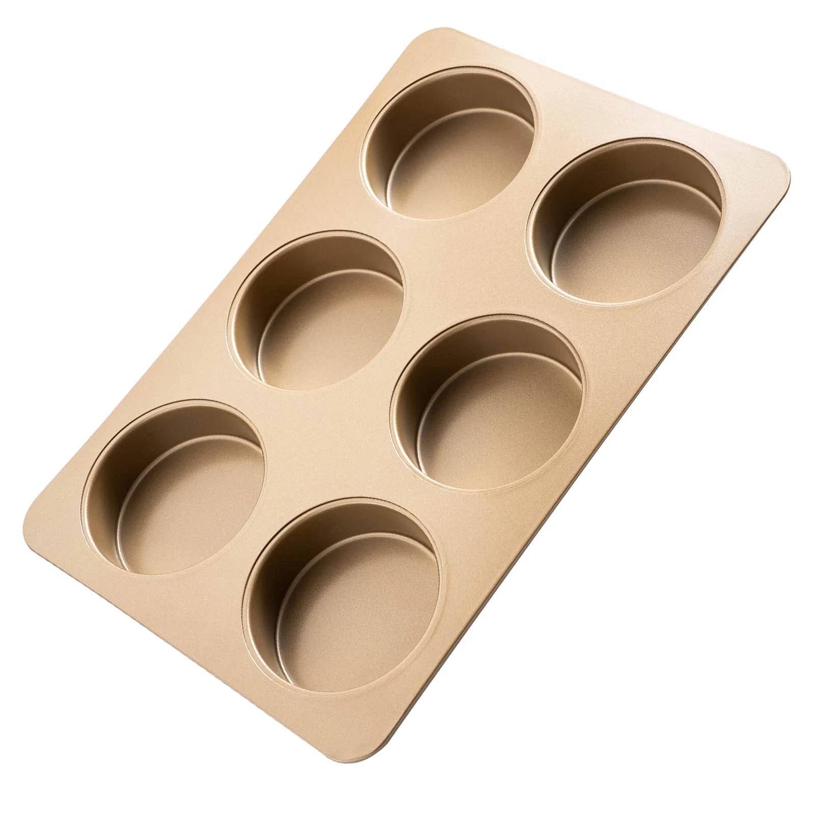 Yomvzake Hamburger Bun Pan Deep Dish Cookie Pan, Nonstick Set of 1, Gold