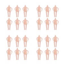  24 pcs Joints Doll Toy Naked Body Doll Toy DIY Doll Accessory Plastic Dolls