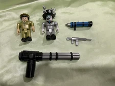 2 - Roblox Jailbreak Celestial Silver,  Gold Golden Figures Jazwares Accessories